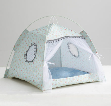 Cat Tent House Enclosed Pet Bed for Cats