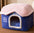 Foldable Warm Pet Bed House